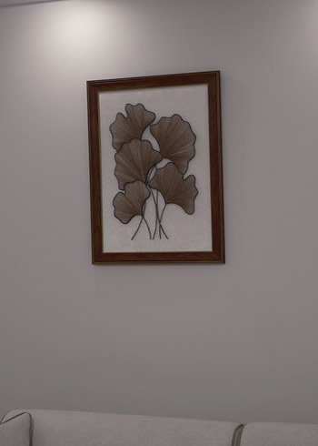 Bej Çerçeveli Yaprak Temalı filografi Tablo - Görsel 6