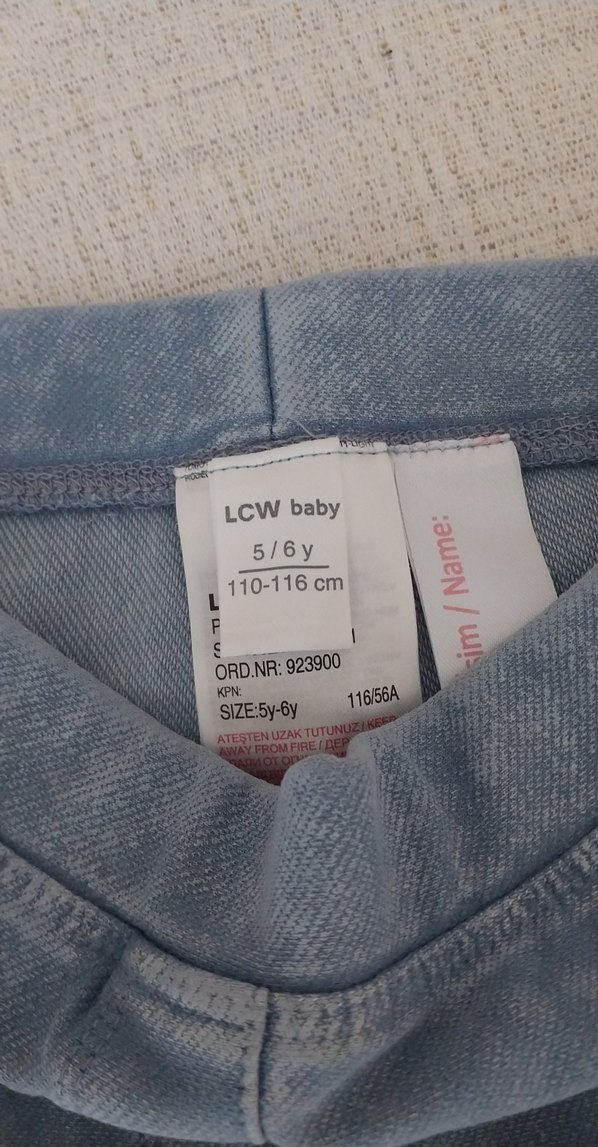 mavi Esnek Kumaşlı çocuk Kot Pantolon - Görsel 2