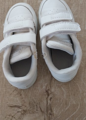 Erkek Çocuk Beyaz Cırt Cırtlı Spor Ayakkabı - Görsel 6