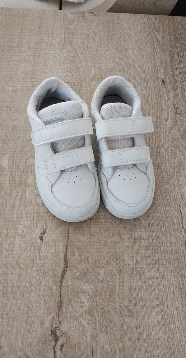 Erkek Çocuk Beyaz Cırt Cırtlı Spor Ayakkabı - Görsel 2