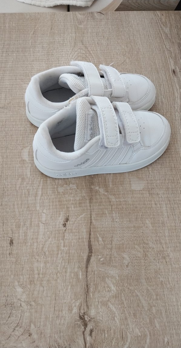 Erkek Çocuk Beyaz Cırt Cırtlı Spor Ayakkabı - Görsel 3