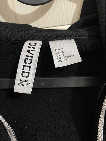 s Beden H&M siyah hırka