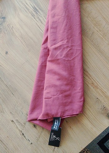 Pembe Keten Kadın Şal