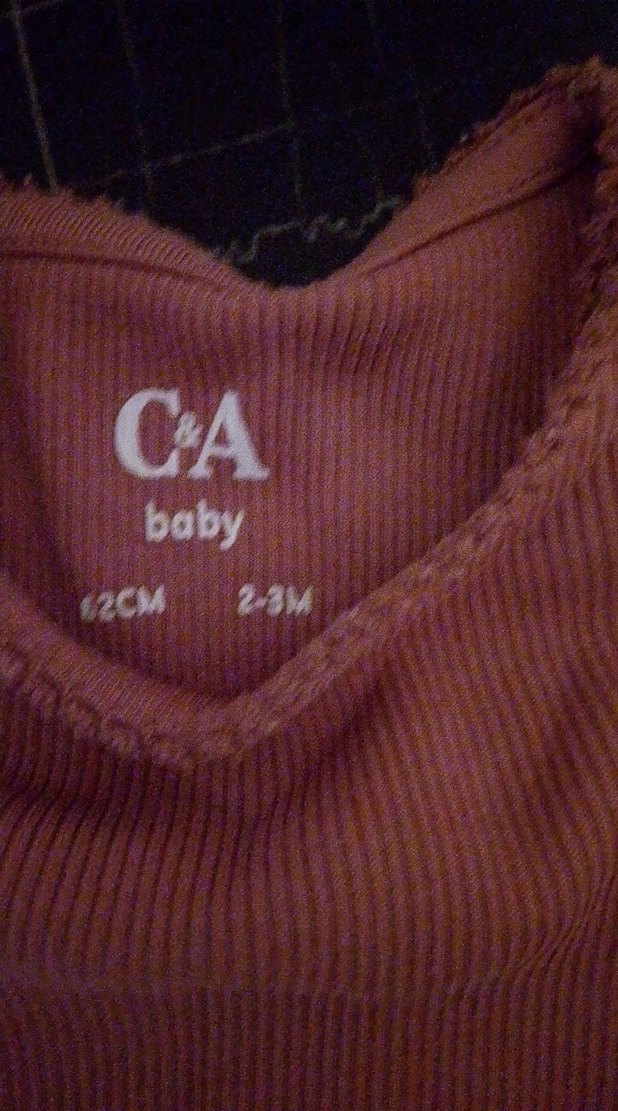 2'li pudra pembesi ve gül kurusu rengi bebek badi - Görsel 3