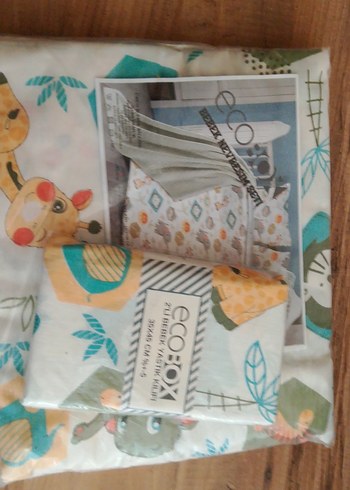 Pamuklu Baskılı Bebek Nevresim Takımı - Görsel 4