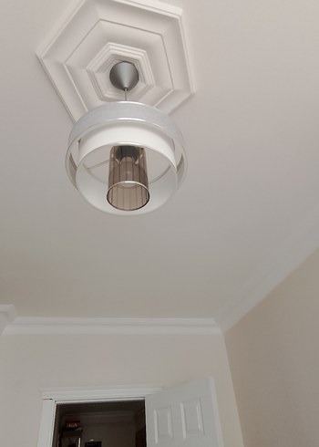 Bej ve Gri Modern Sarkıt Lamba - Görsel 2