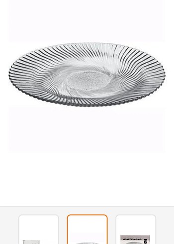 Paşabahçe 6'lı Gri Desenli Pasta Tabağı - Görsel 2