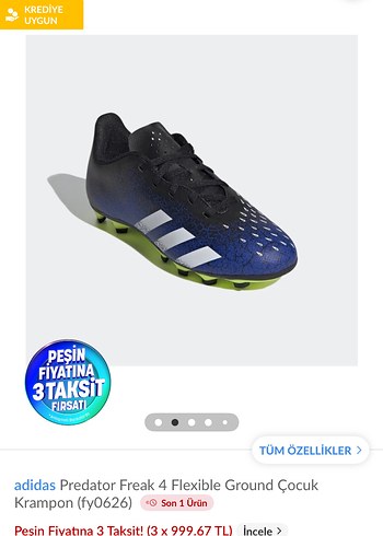 adidas Predator Freak 4 Çocuk Krampon