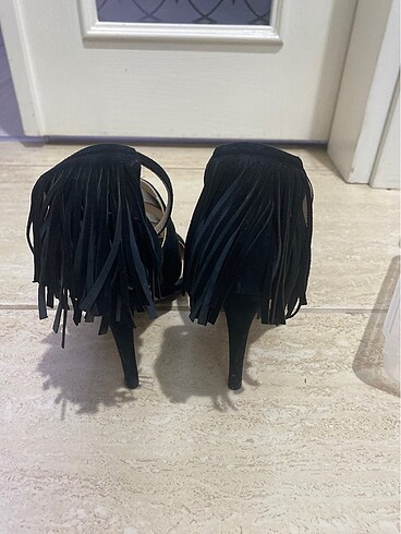 37 Beden siyah Renk İnci stiletto