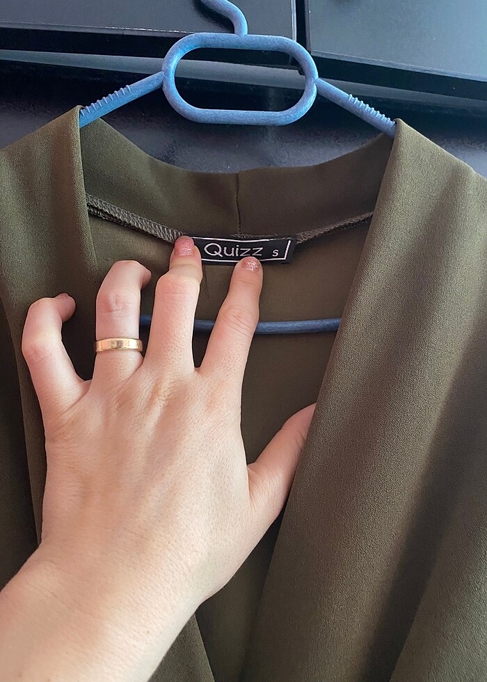 Haki yeşil elbise - Görsel 3