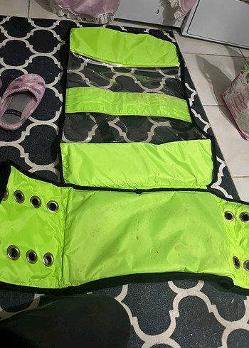 Şeffaf Detaylı Yeşil kedi Çantası - Görsel 7