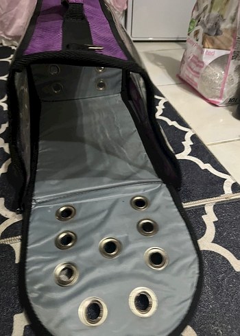 Mor kedi cantası - Görsel 5