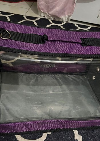 Mor kedi cantası - Görsel 3