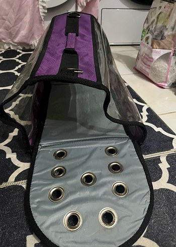 Mor kedi cantası - Görsel 6