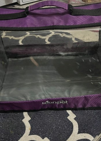 Mor kedi cantası - Görsel 2