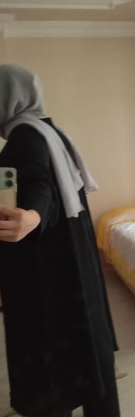 Siyah Midi Uzun Kollu Salaş Kadın Elbise - Görsel 5