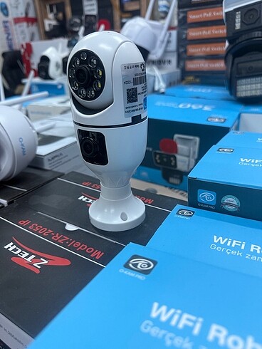 Wifi Çift ampul camera