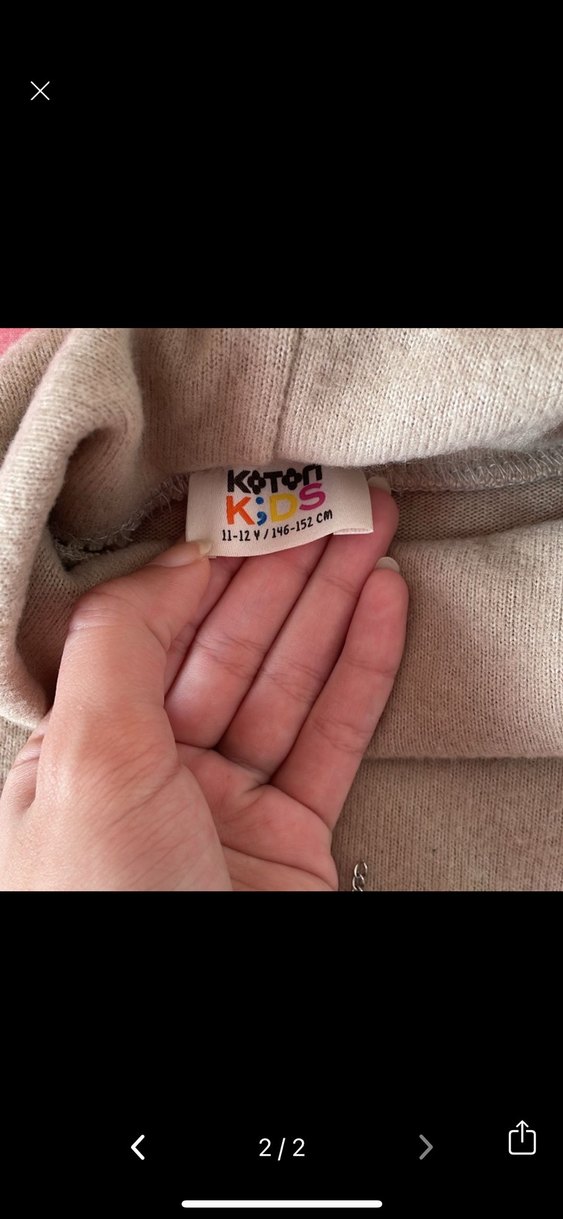 Gri Kadın Boğazlı Uzun Kollu Triko Kazak - Görsel 2