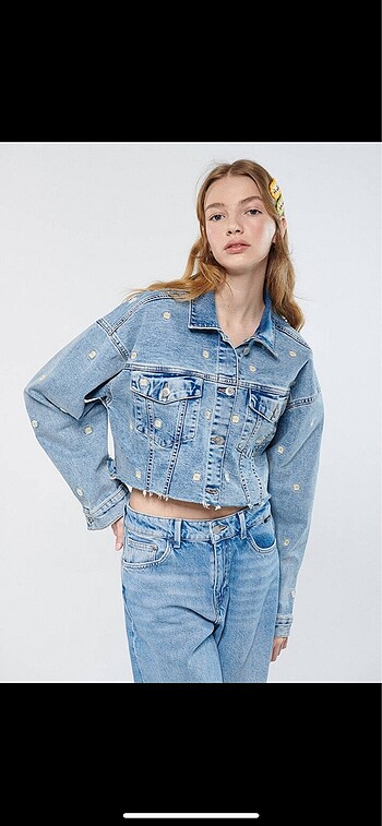 Mavi Jeans Mavi crop kot ceket