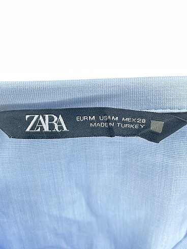 m Beden mavi Renk Zara Gömlek %70 İndirimli.