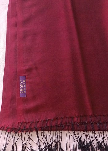 Bordo tafta Şal