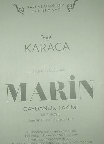 Karaca Çaydan 