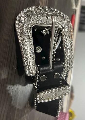 Sheinside Siyah Deri Gotik Tokalı Kadın Kemer