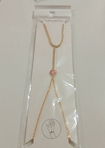 Altın Renk Zincir Detaylı Kadın El Zinciri şahmeran - Görsel 5