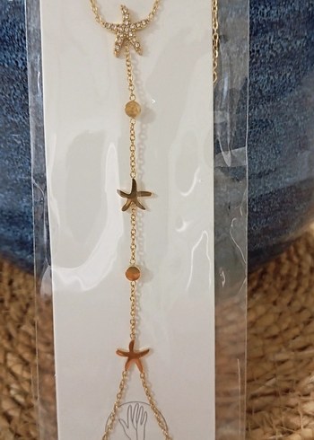 Altın Renk Zincir Detaylı Kadın El Zinciri şahmeran - Görsel 2