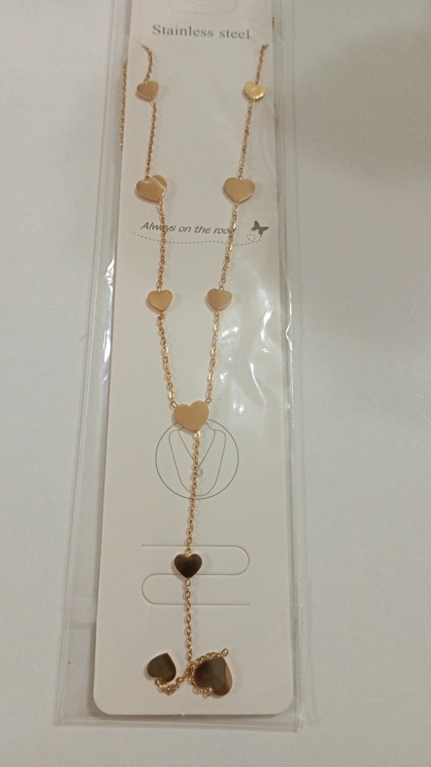 Altın Renk Zincir Detaylı Kadın El Zinciri şahmeran - Görsel 4