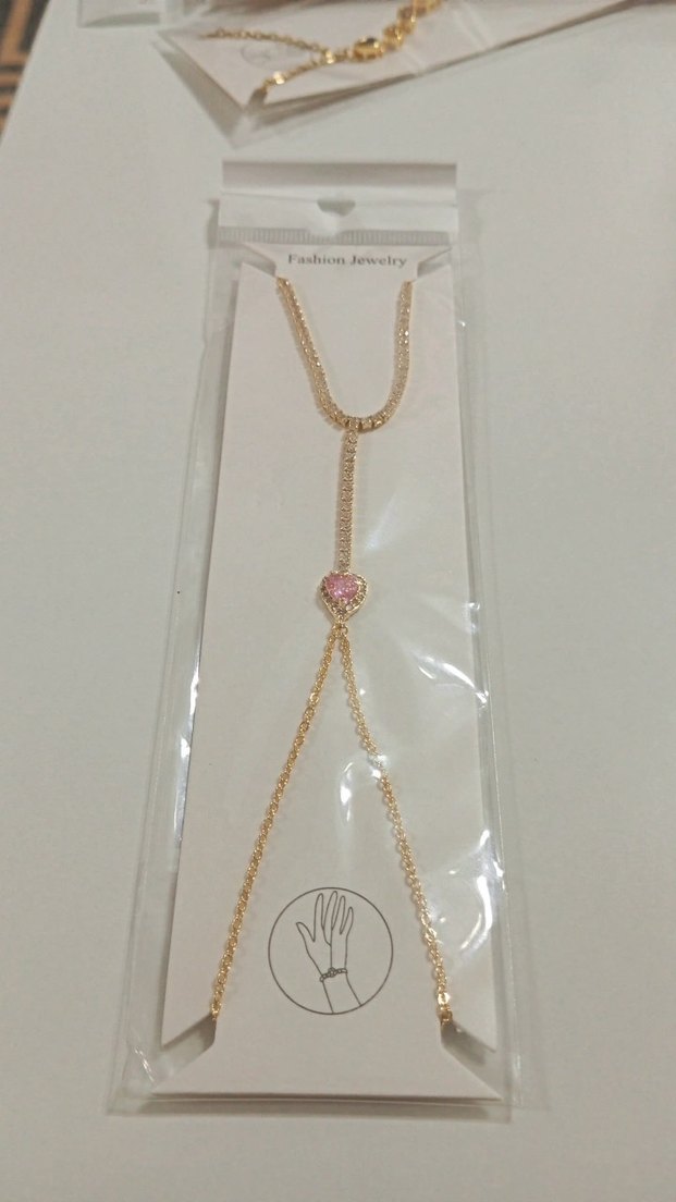 Altın Renk Zincir Detaylı Kadın El Zinciri şahmeran - Görsel 5