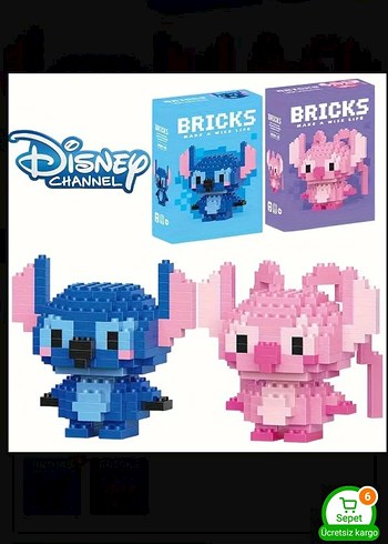 Disney Karakter Lego Seti Stitch Angel