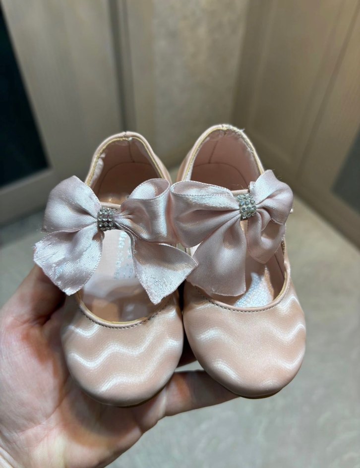 Kız bebek Pembe Fiyonklu Babet - Görsel 2