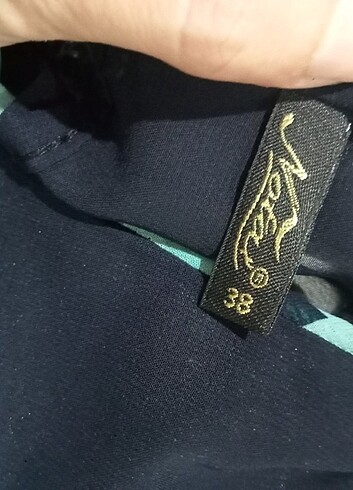 38 Beden lacivert Renk Kadın tül bluz