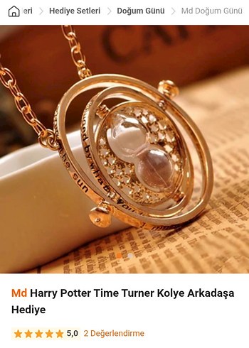 Harry Potter Tic Tac Teo kolye