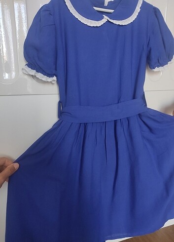 Indigo rengi elbise