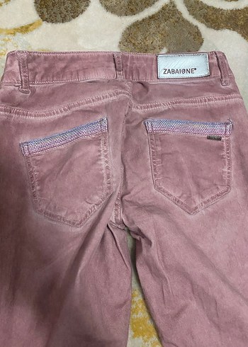 Detaylı Pembe Genç Kız Kumaş Pantolon - Görsel 2