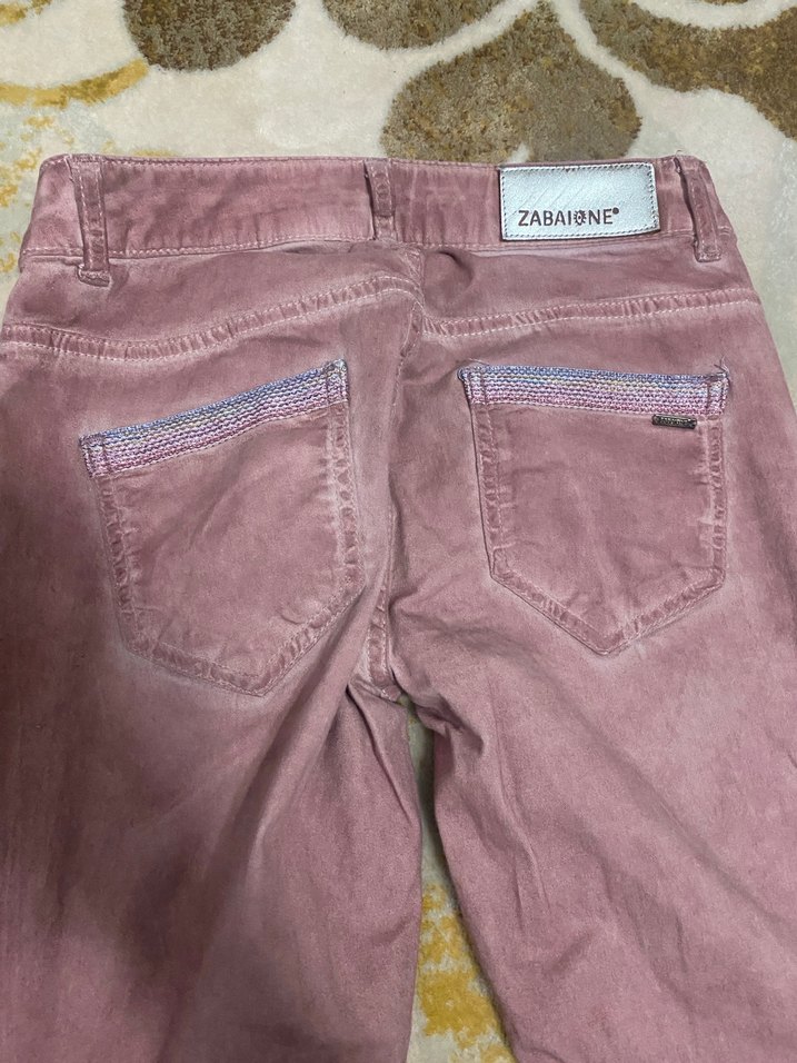 Detaylı Pembe Genç Kız Kumaş Pantolon - Görsel 2