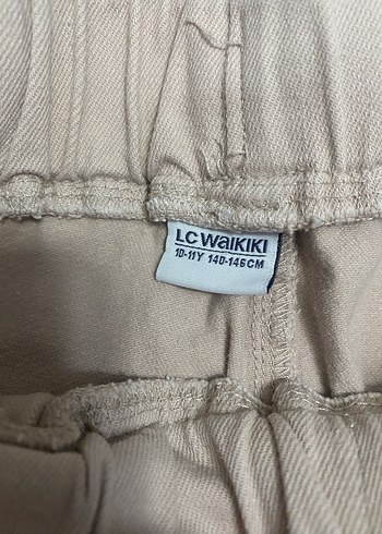 Bej Kadın Rahat Kesim Kumaş Pantolon - Görsel 2