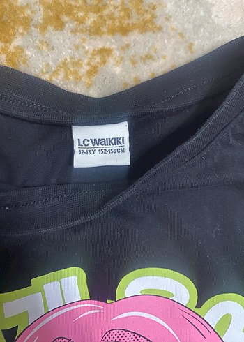 Renkli Baskılı Kız Çocuk Tişörtü - Görsel 2