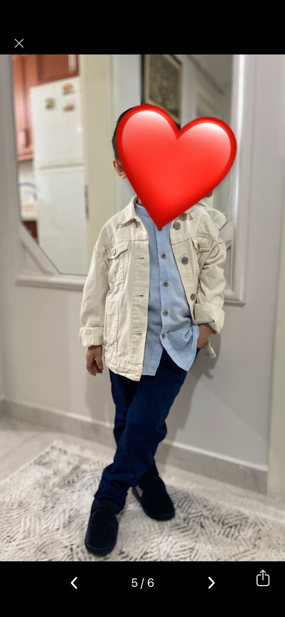 Düğmeli Beyaz Kadın Kot Ceket - Görsel 5