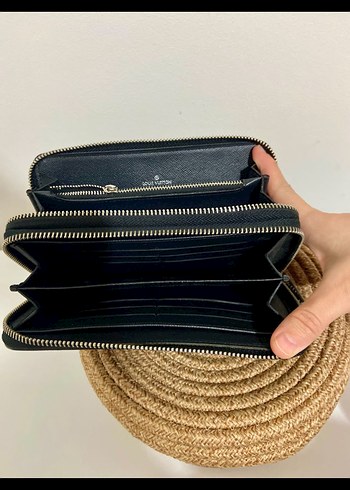 Louis Vuitton Black Kadın Deri Cüzdan - Görsel 5