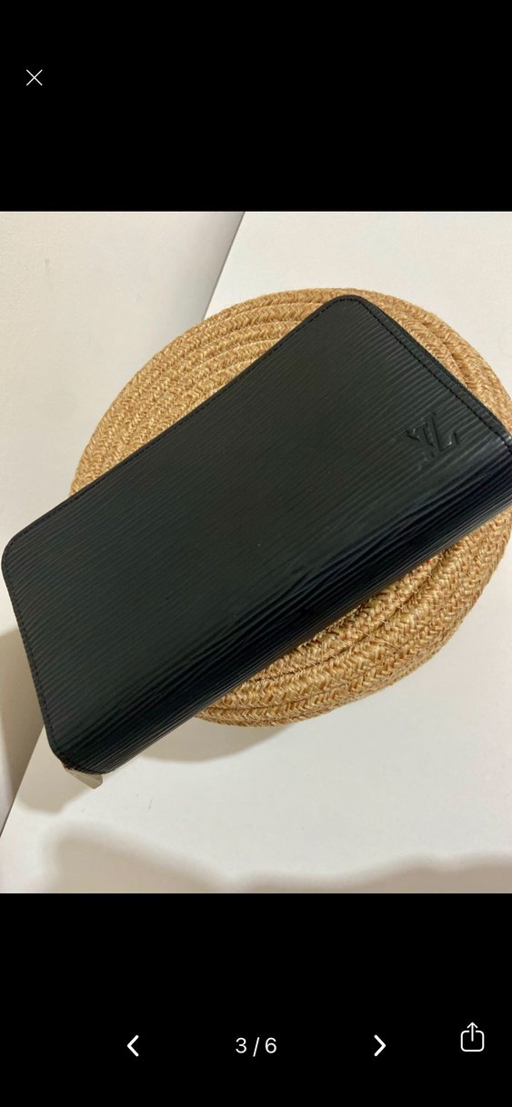 Louis Vuitton Black Kadın Deri Cüzdan - Görsel 3