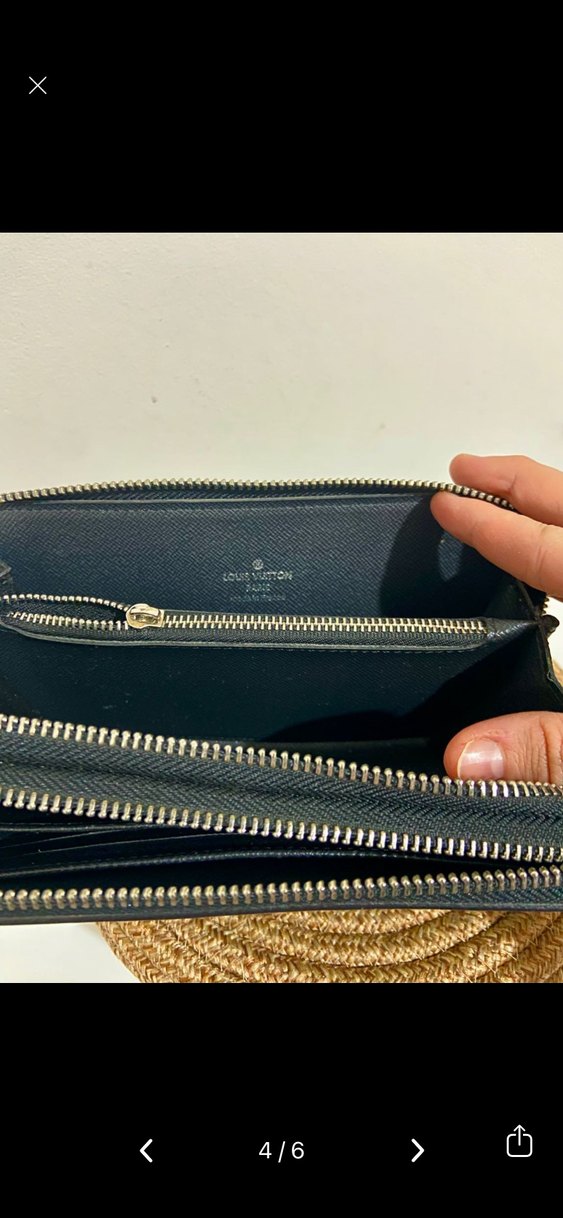 Louis Vuitton Black Kadın Deri Cüzdan - Görsel 4