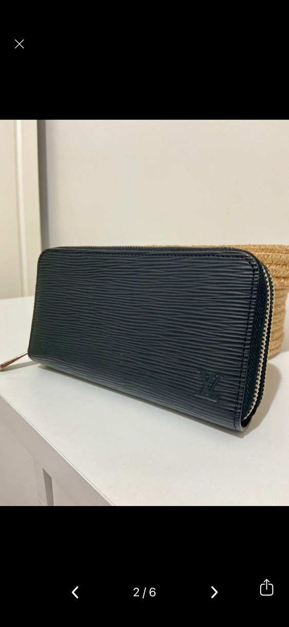 Louis Vuitton Black Kadın Deri Cüzdan - Görsel 2