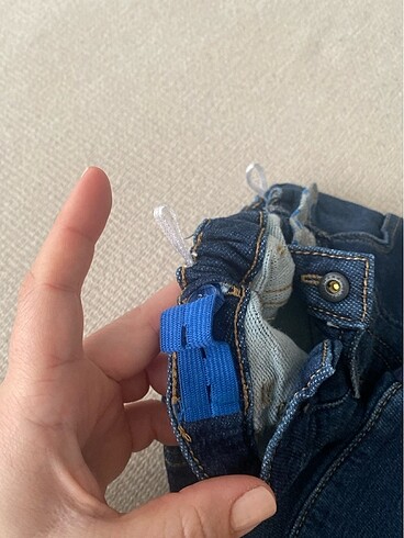 12-18 Ay Beden lacivert Renk Çocuk Kot Pantalon