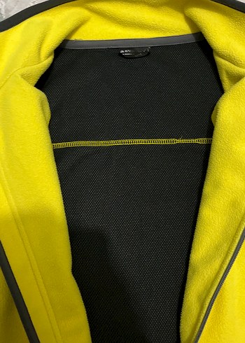 Sarı Fermuarlı Uzun Kollu Erkek Sweatshirt - Görsel 3