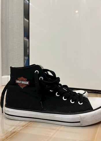 Siyah Rock Punk Tarzı Kadın Spor Ayakkabı - Görsel 2