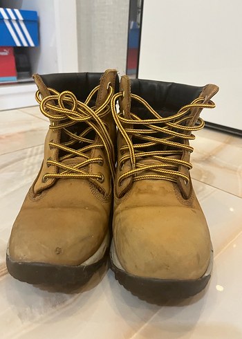 Bej erkek  Dolgu Topuklu Günlük Bot - Görsel 3