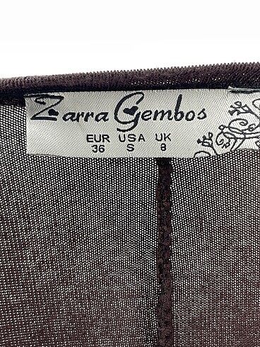 36 Beden kahverengi Renk Vintage Love Kısa Elbise %70 İndirimli.